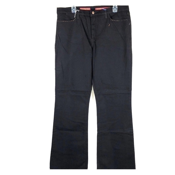 Bnwt- NYDJ 458BR St. Leg Trousers Jean Rhinestones - Picture 1 of 8